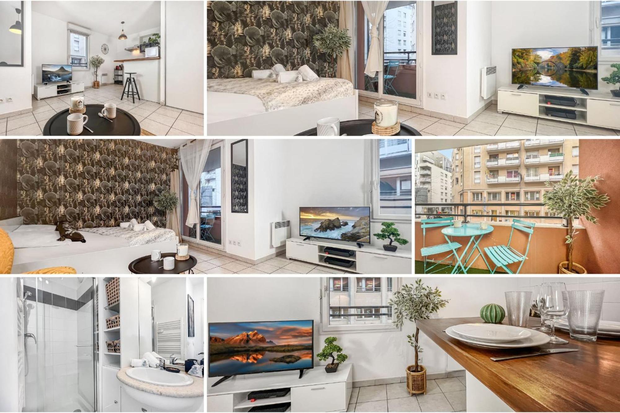 Homey Wild - Proche Gare Et Tram - Proche Centre - Balcon Prive - Parking Prive - Wifi Gratuit آنماس المظهر الخارجي الصورة