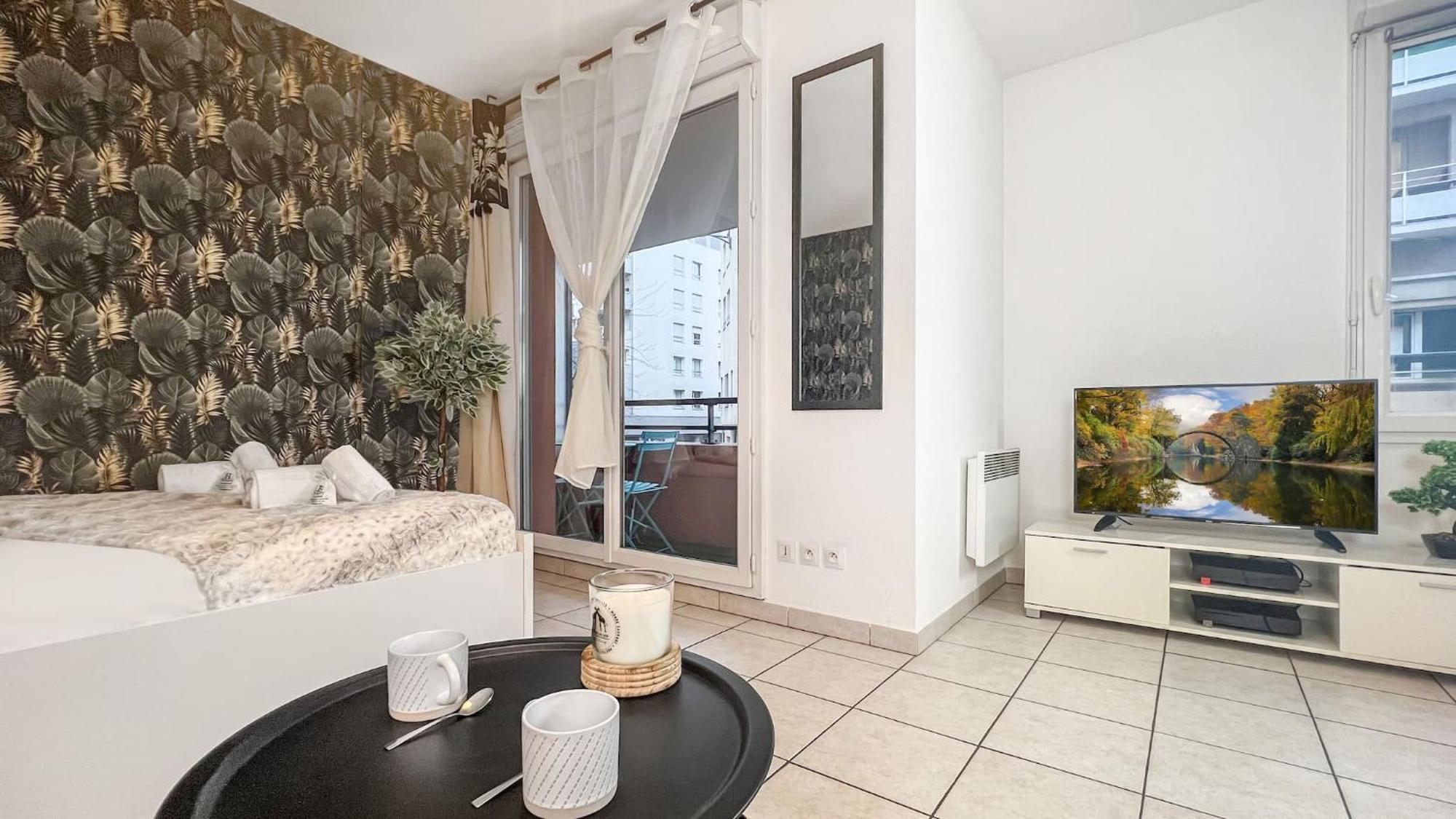 Homey Wild - Proche Gare Et Tram - Proche Centre - Balcon Prive - Parking Prive - Wifi Gratuit آنماس المظهر الخارجي الصورة