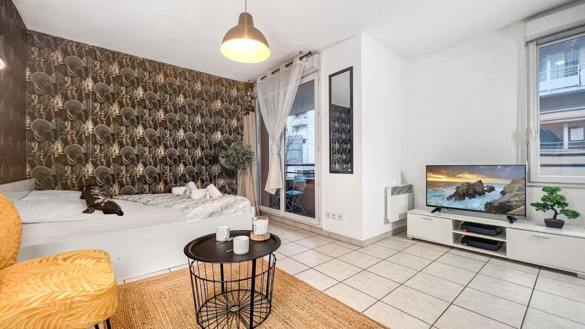 Homey Wild - Proche Gare Et Tram - Proche Centre - Balcon Prive - Parking Prive - Wifi Gratuit آنماس المظهر الخارجي الصورة